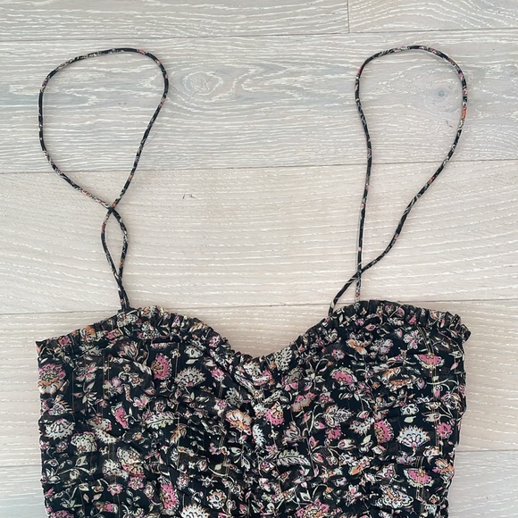 Mango Floral Mink Dress, MNG, Size XS - Picture 2 of 4